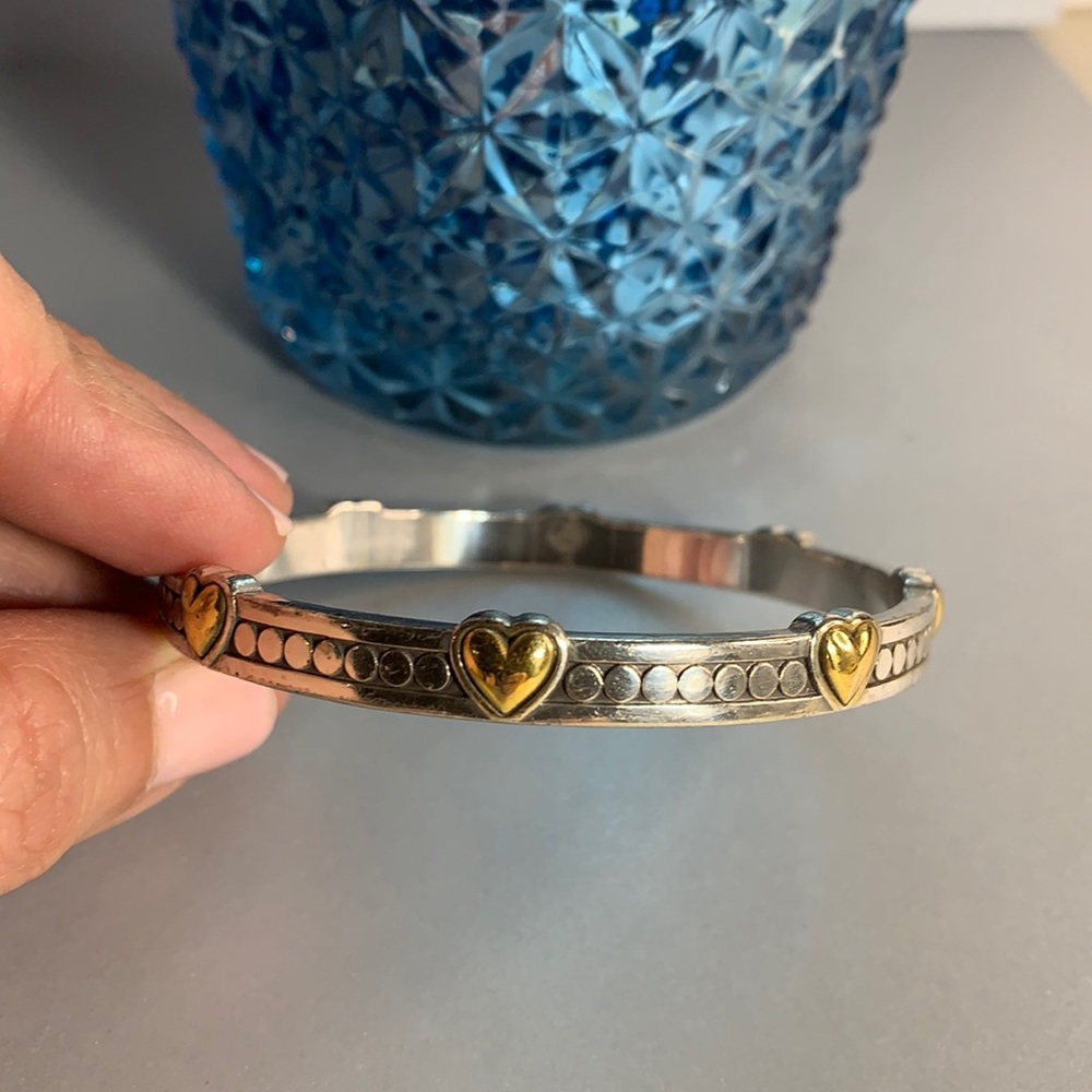 Brighton Heart silver and gold bracelet